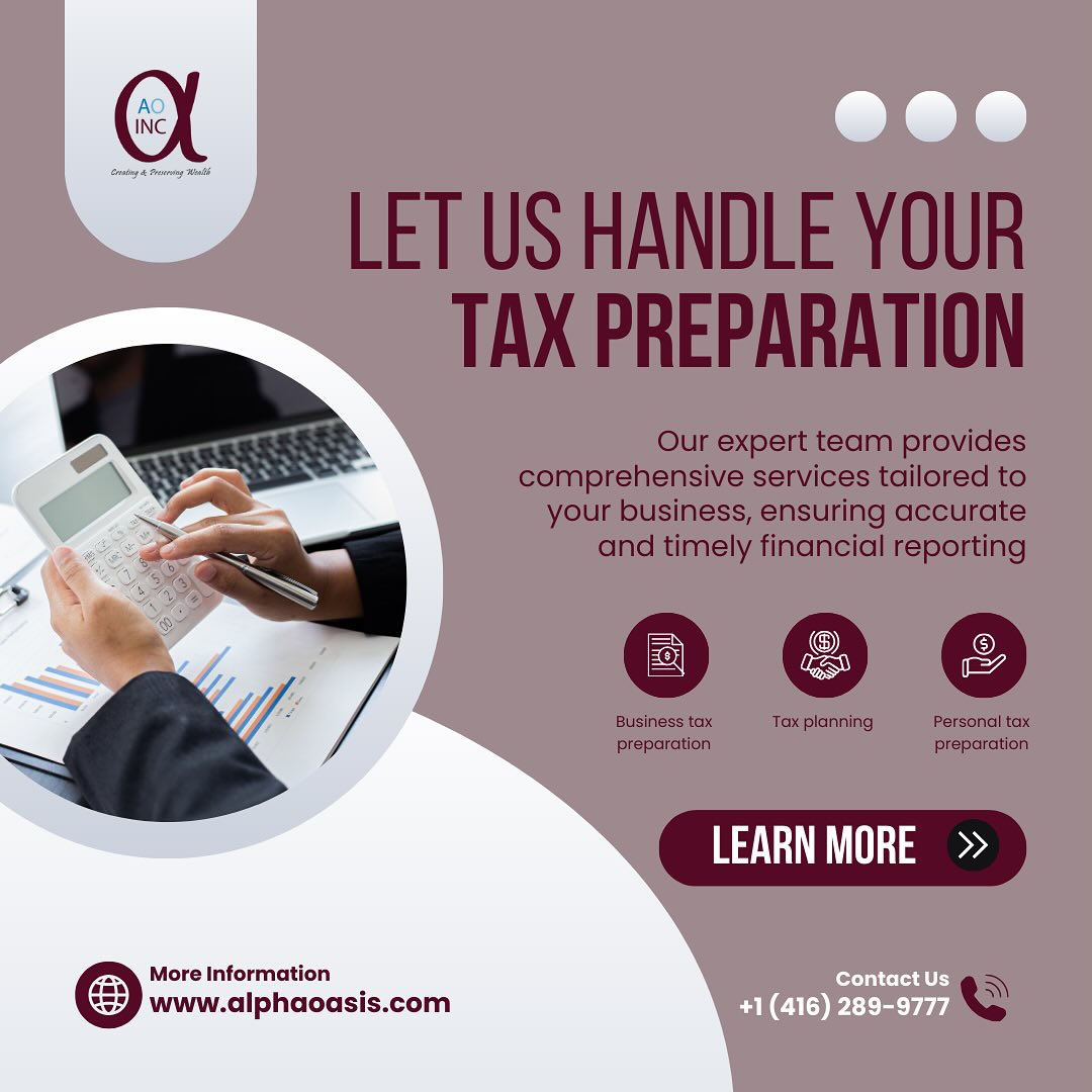 Alpha Oasis Inc | Accounting and Tax preparation Firm in Scarborough, Ontario - photo by Alpha Oasis Inc | Accounting and Tax preparation Firm in Scarborough, Ontario via Google