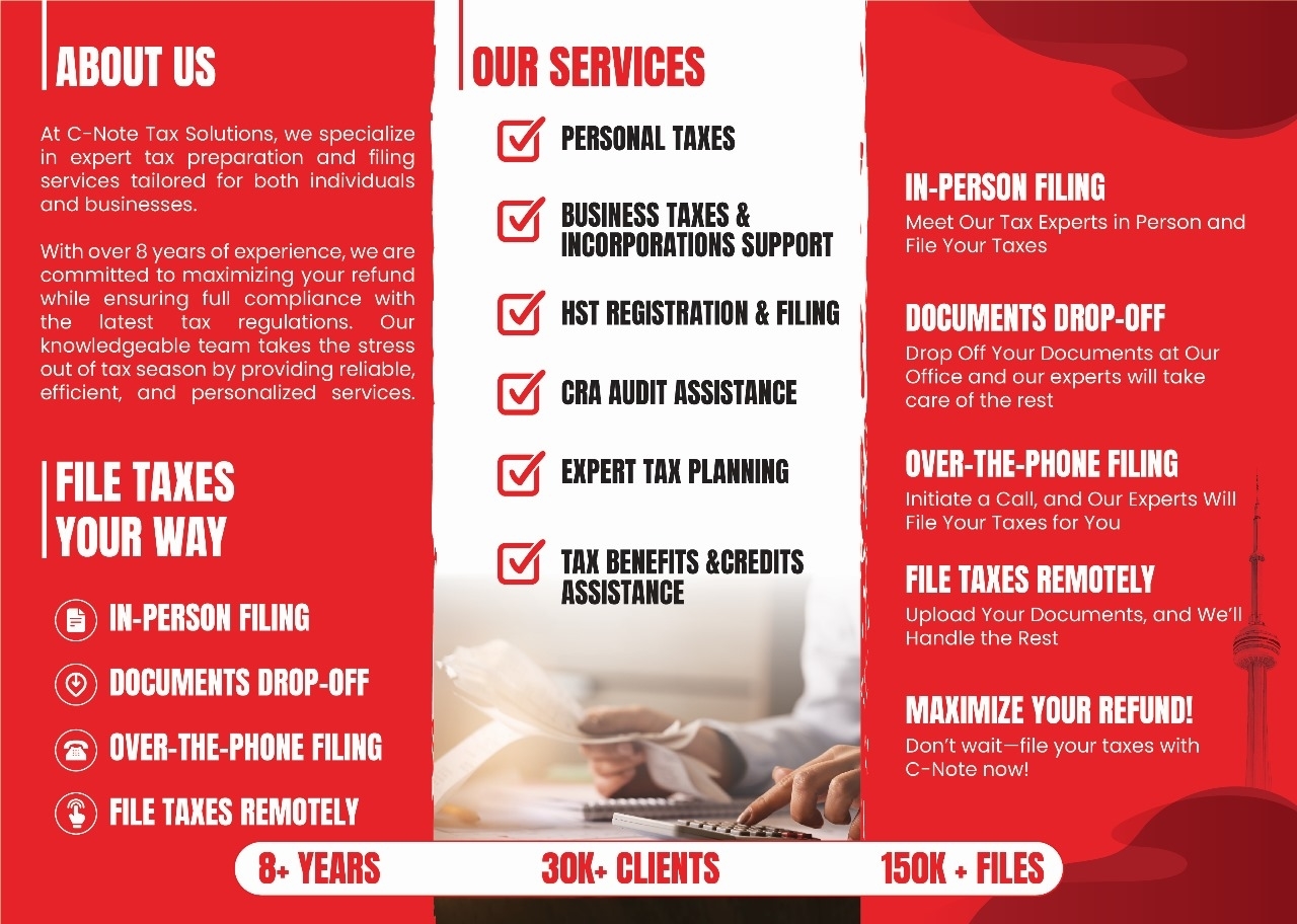 C-Note Tax Solutions Inc - photo by C-Note Tax Solutions Inc via Google