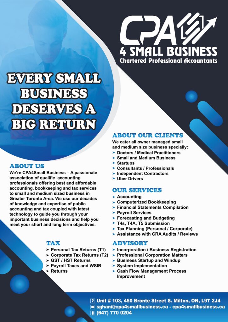 CPA4SMALL BUSINESS INC. (Chartered Professional Accountants) - photo by CPA4SMALL BUSINESS INC. (Chartered Professional Accountants) via Google