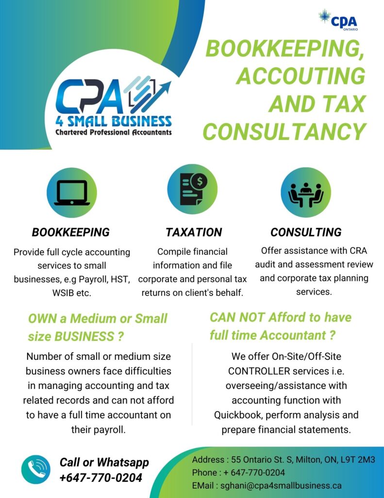 CPA4SMALL BUSINESS INC. (Chartered Professional Accountants) - photo by CPA4SMALL BUSINESS INC. (Chartered Professional Accountants) via Google