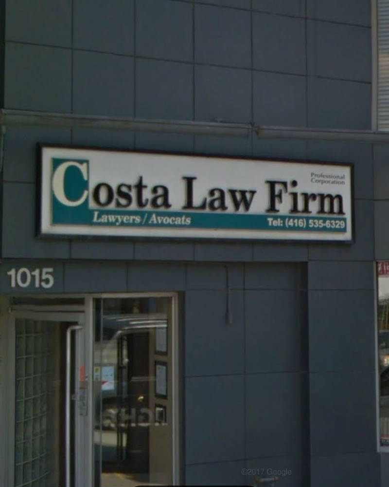 Costa Law Firm - photo by Costa Law Firm - Criminal Defence lawyers In Newmarket via Google