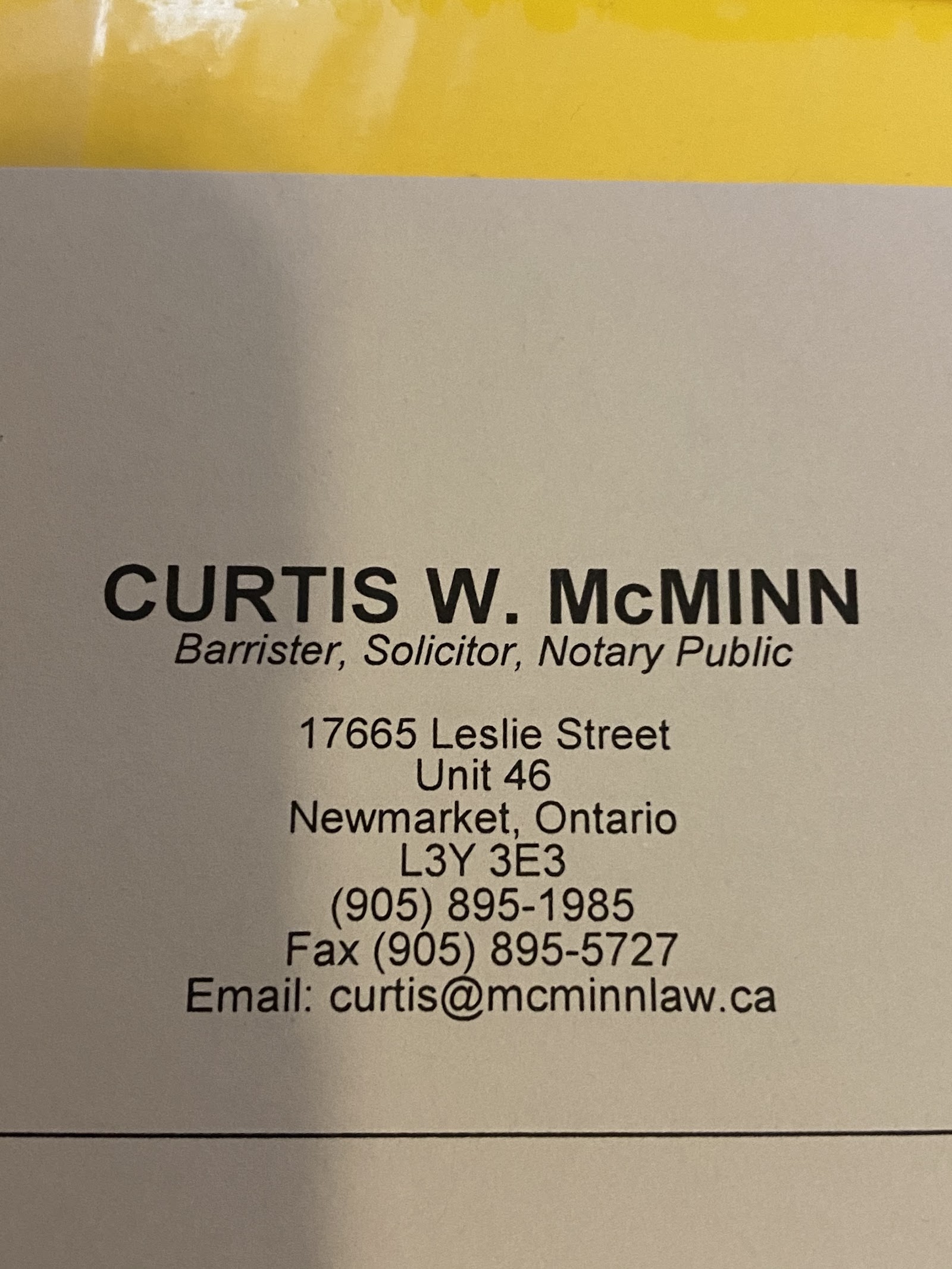 Curtis Mcminn - photo by m b via Google