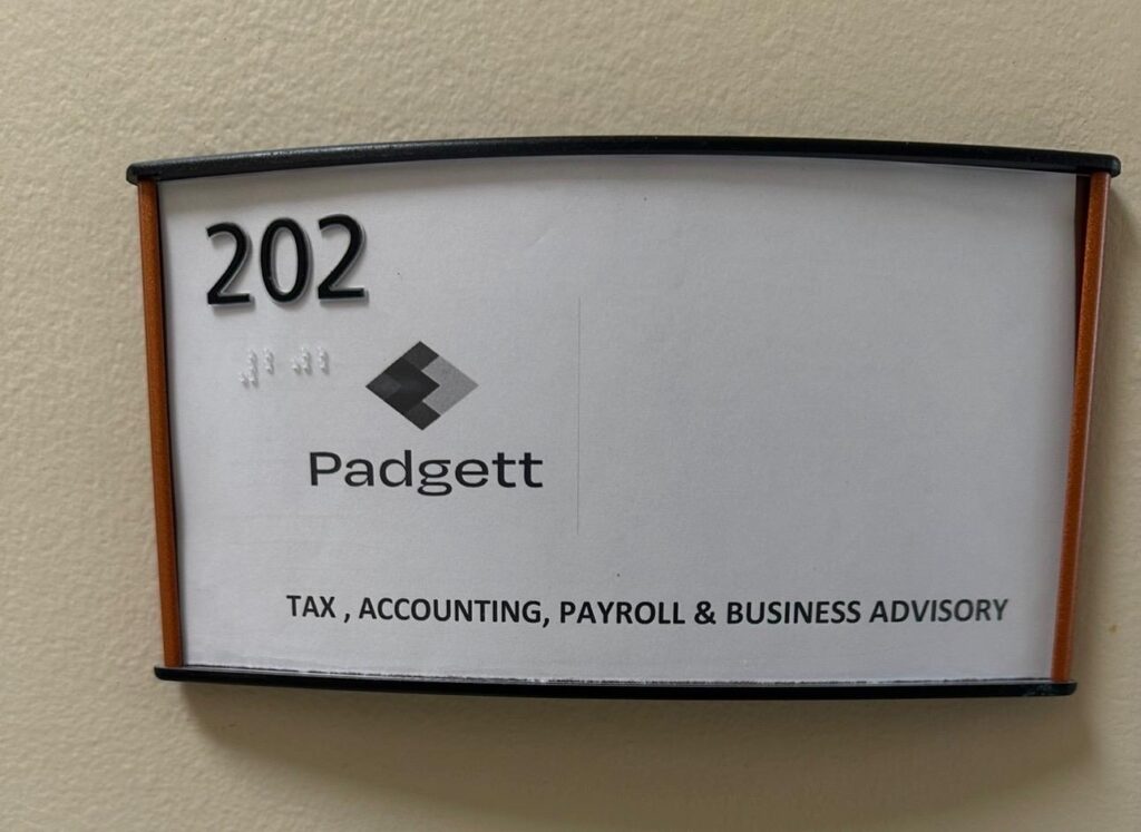Padgett Business, Tax and Accounting Services - photo by Noushaba Mazhar via Google