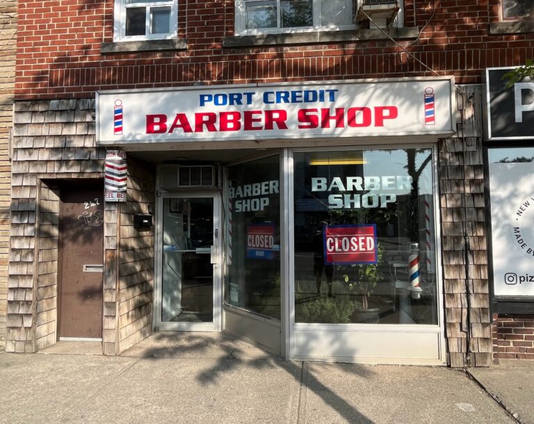 Port Credit Barber Shop - photo by James Cullin via Google