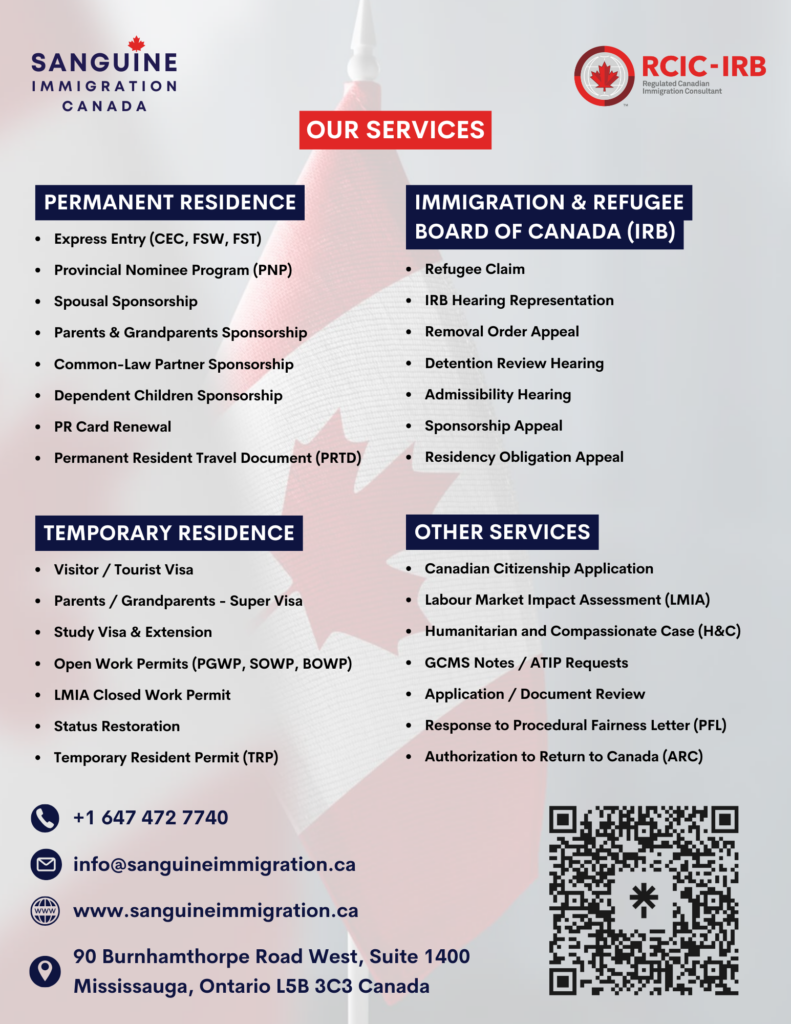 Sanguine Immigration Consultancy Inc. - photo by Sanguine Immigration Consultancy Inc. via Google